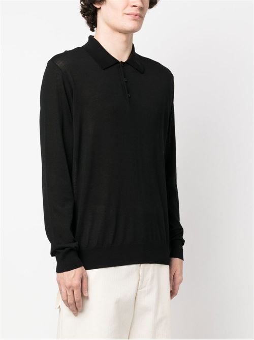 Long-sleeved Polo Shirt GOLDEN GOOSE | GMP01353P00104190100